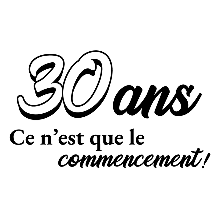 Verre gravé - 30 ans