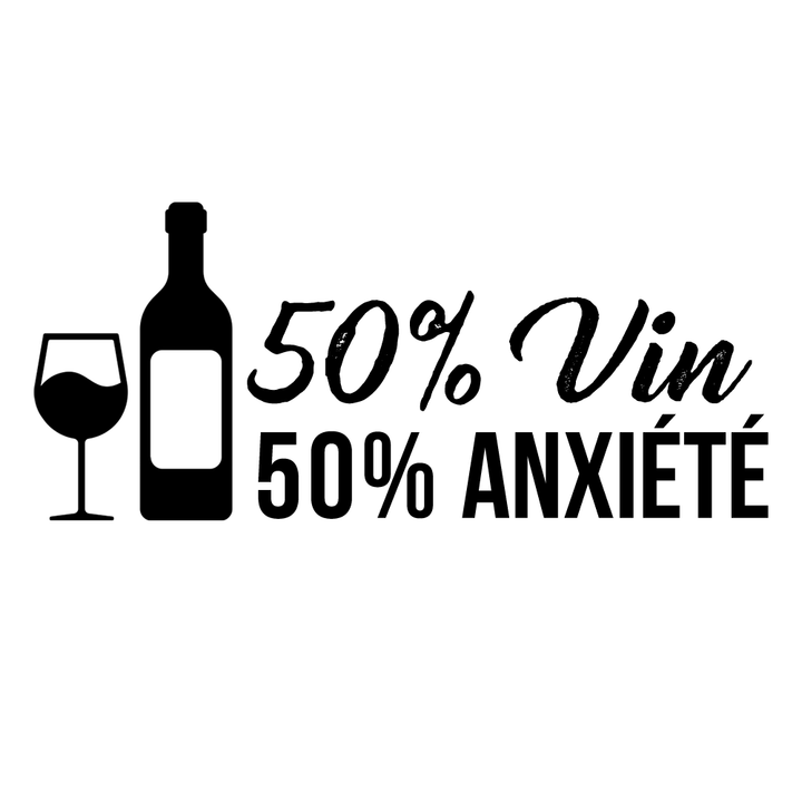 Verre gravé - 50% anxiété