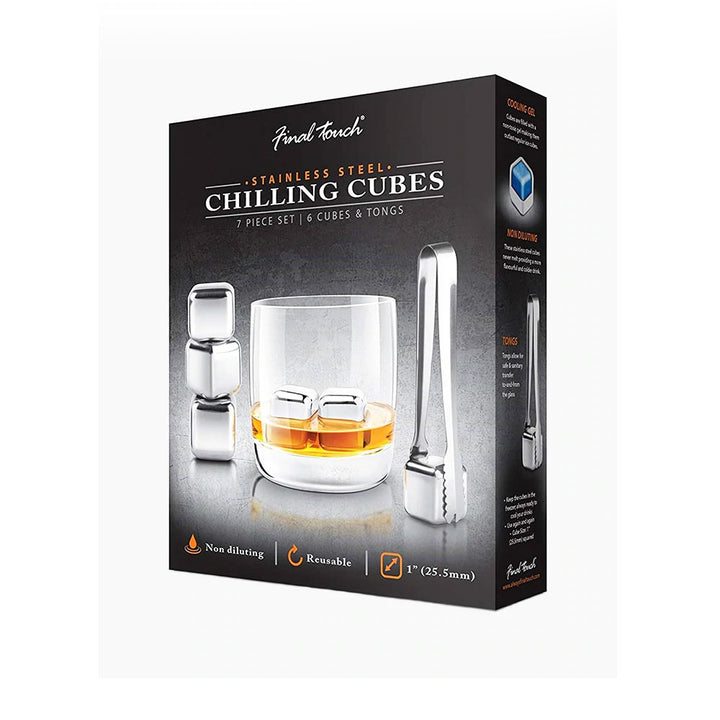 Cube de Glace en Inox (Boîte de 6)