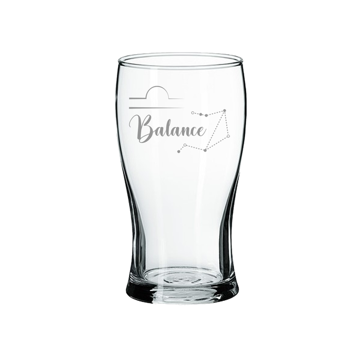 Verre gravé - Balance