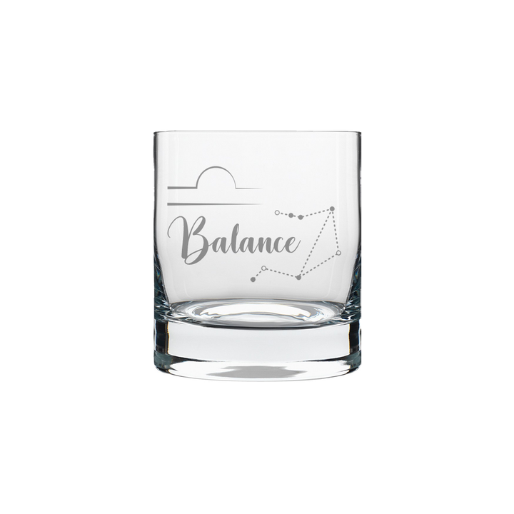 Verre gravé - Balance