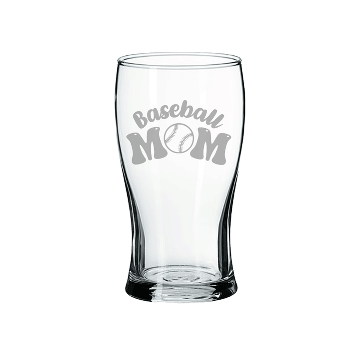 Verre gravé - Baseball Mom