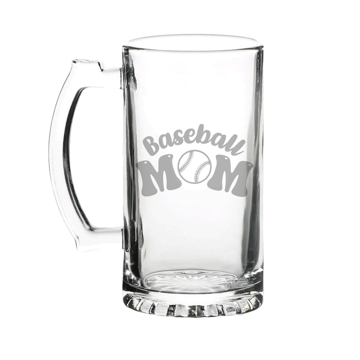Verre gravé - Baseball Mom