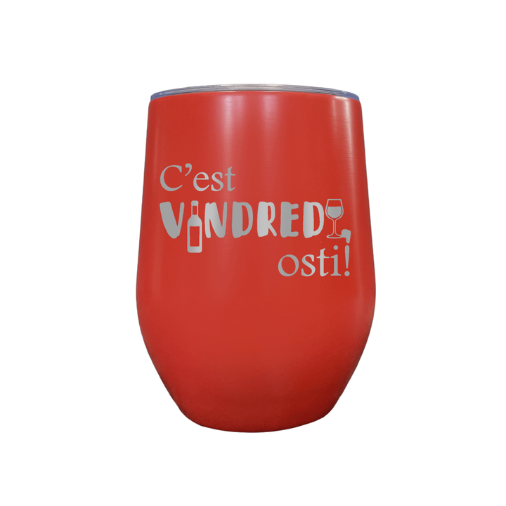 Verre gravé - C'est Vindredi, OSTI!
