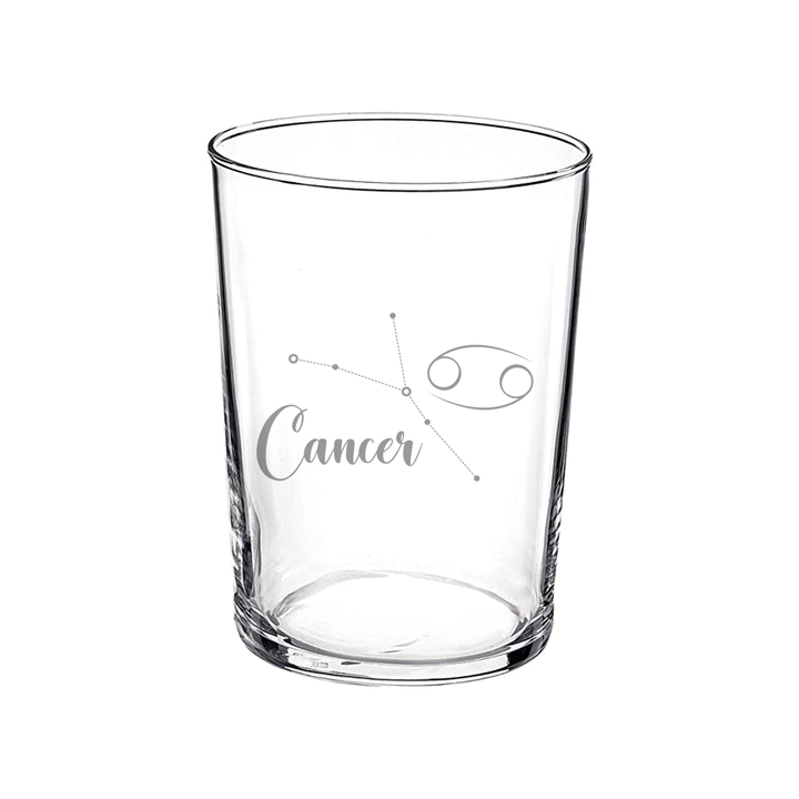 Verre gravé - Cancer