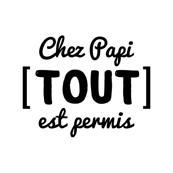 Verre gravé - Chez papi