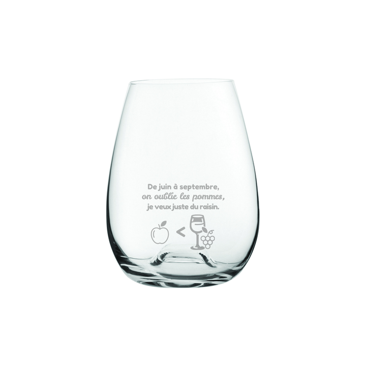 Verre gravé - De juin à septembre