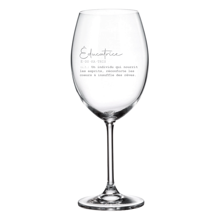 Verre gravé - Définition Éducatrice