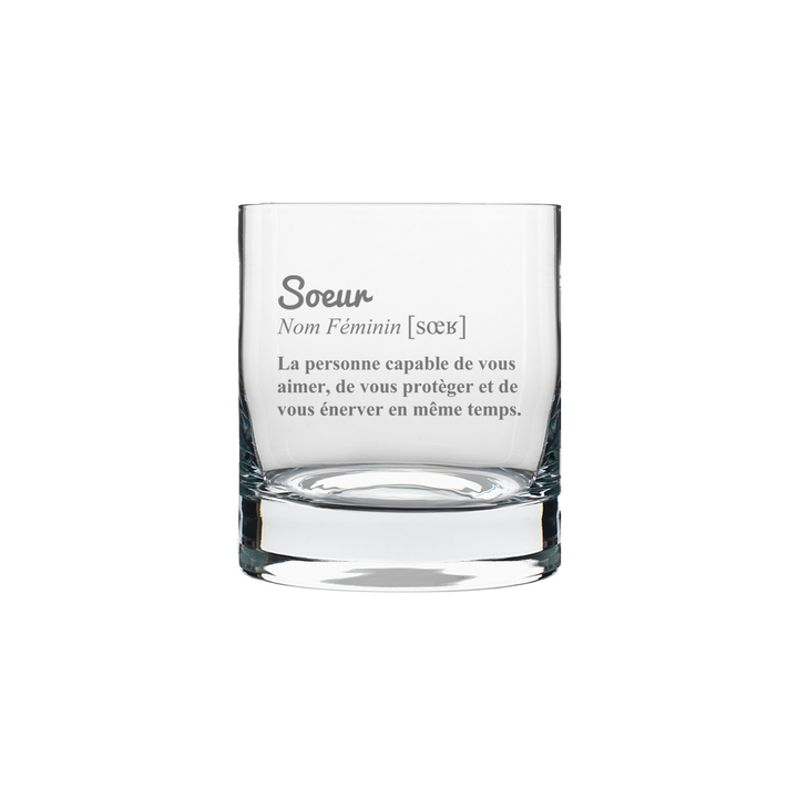 Verre gravé - Sœur (définition)
