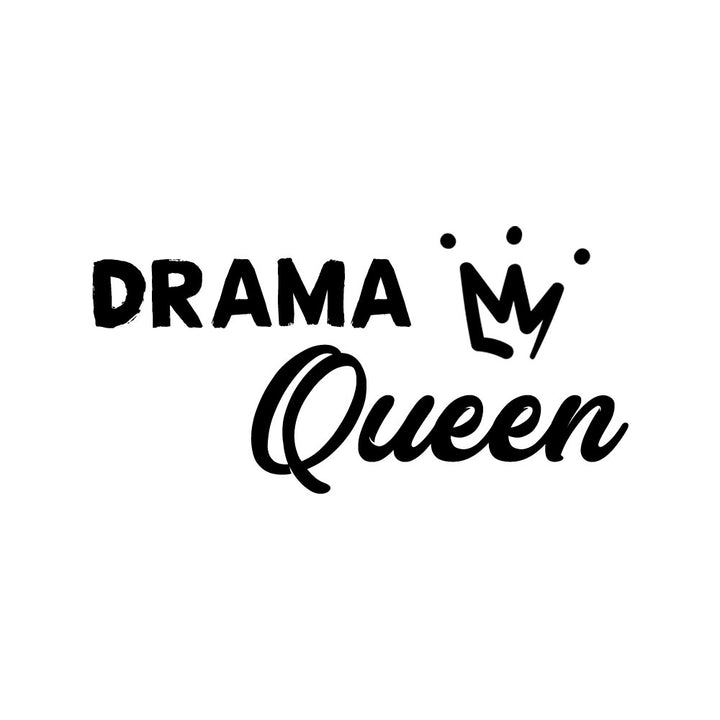 Verre gravé - Drama queen