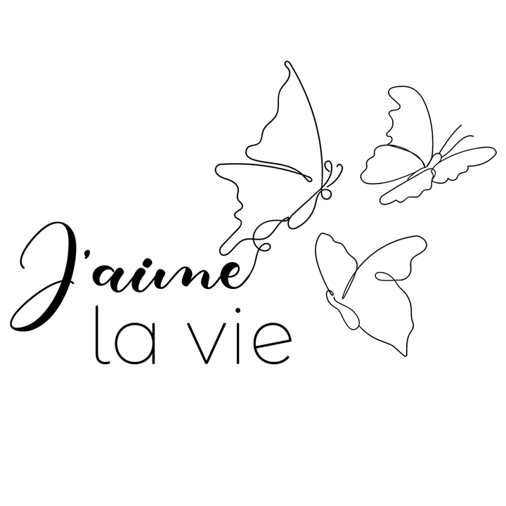 Verre gravé - J'aime la vie