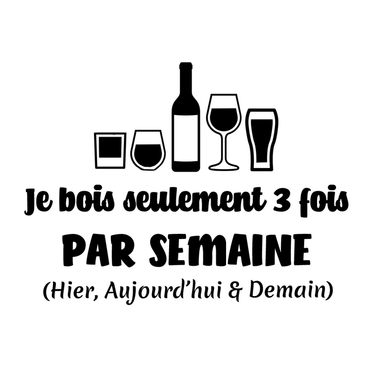 Verre gravé  - 3 fois par semaine