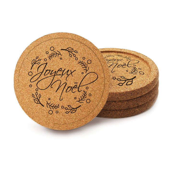 Verre gravé - Joyeux Noël