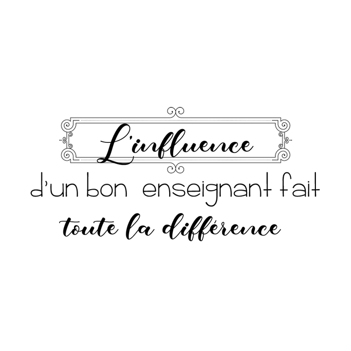 Verre gravé - L'influence d'un bon enseignant