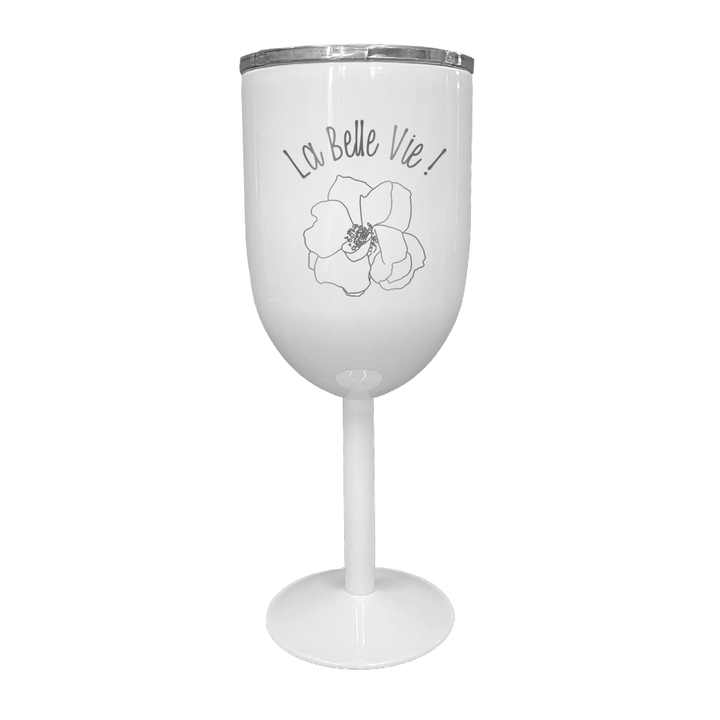 Verre gravé - La Belle Vie