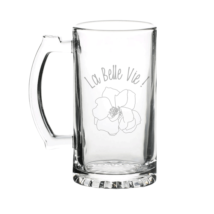 Verre gravé - La Belle Vie