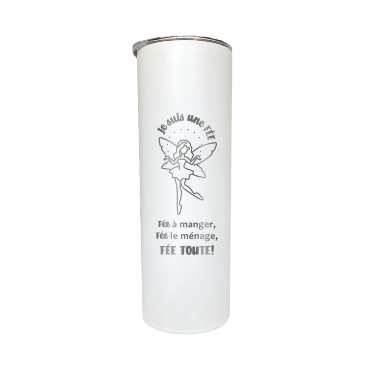 Verre gravé - La fée TOUTE