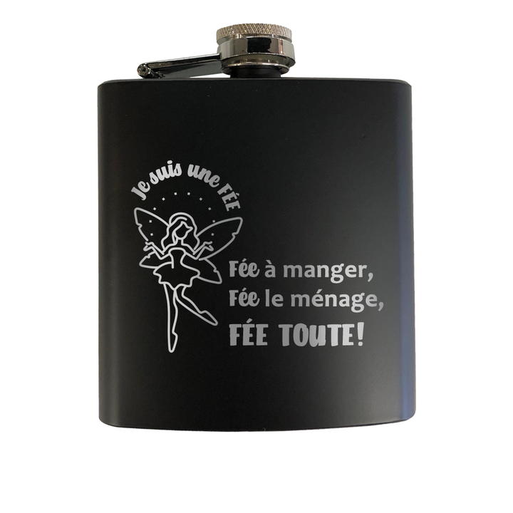 Verre gravé - La fée TOUTE