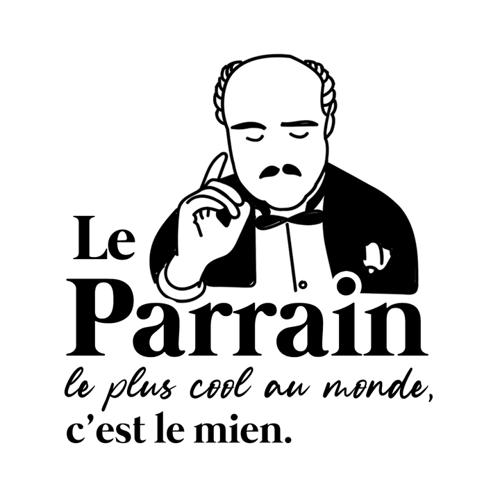 Verre gravé - Le parrain
