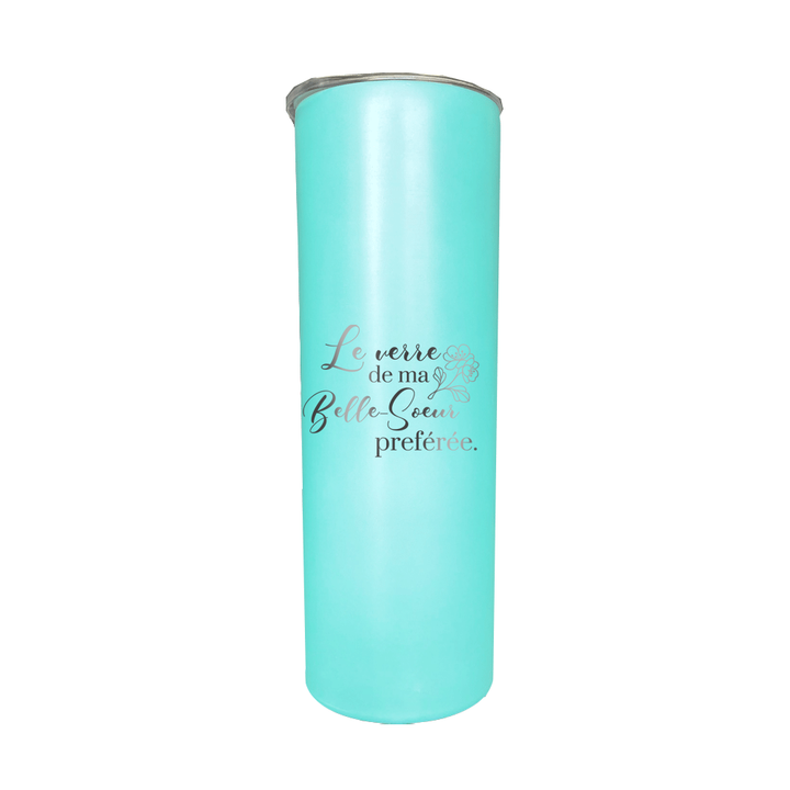 Verre gravé - Le verre de ma belle-sœur préférée