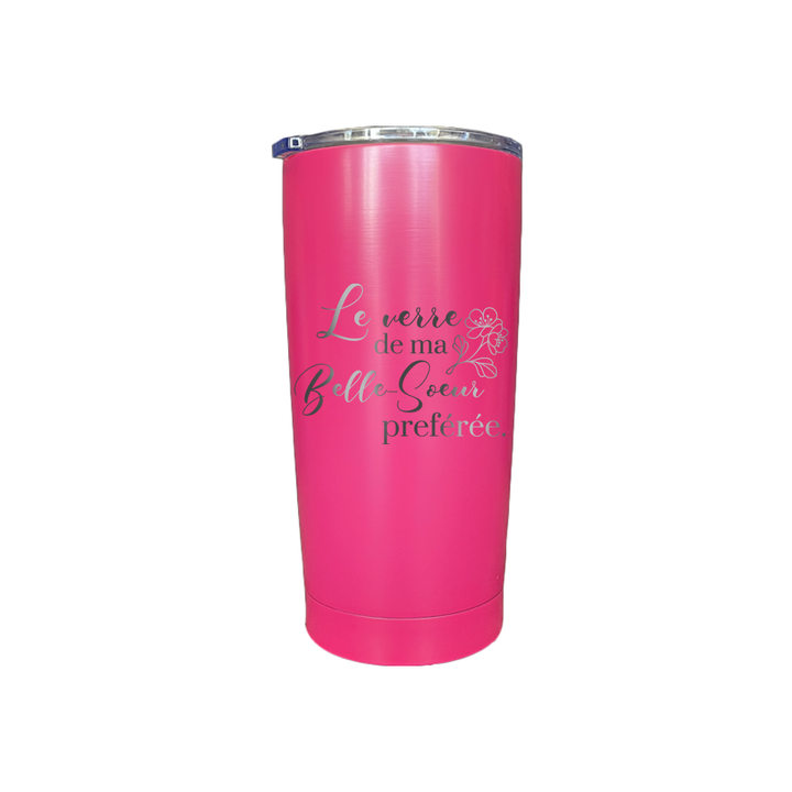 Verre gravé - Le verre de ma belle-sœur préférée