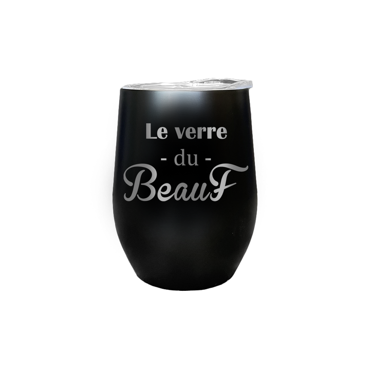 Verre gravé - Le verre du Beauf