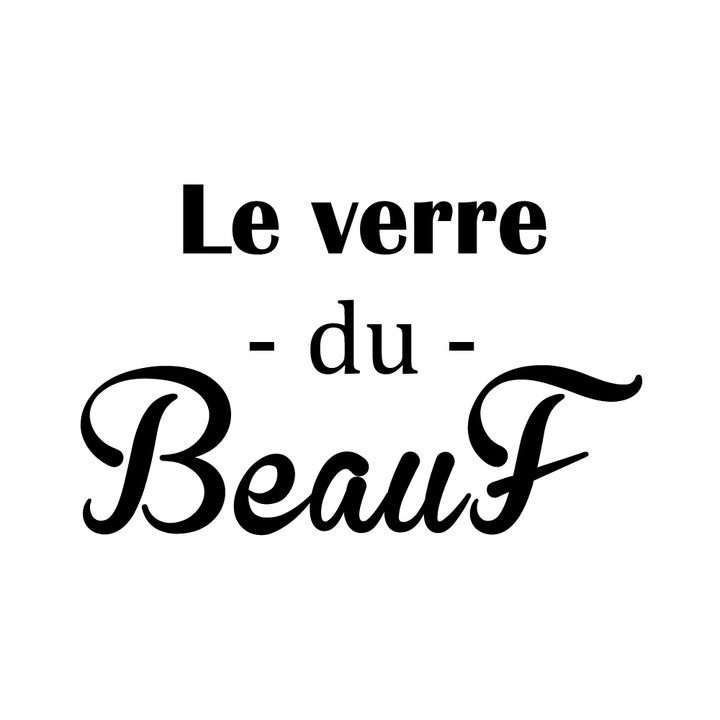 Verre gravé - Le verre du Beauf