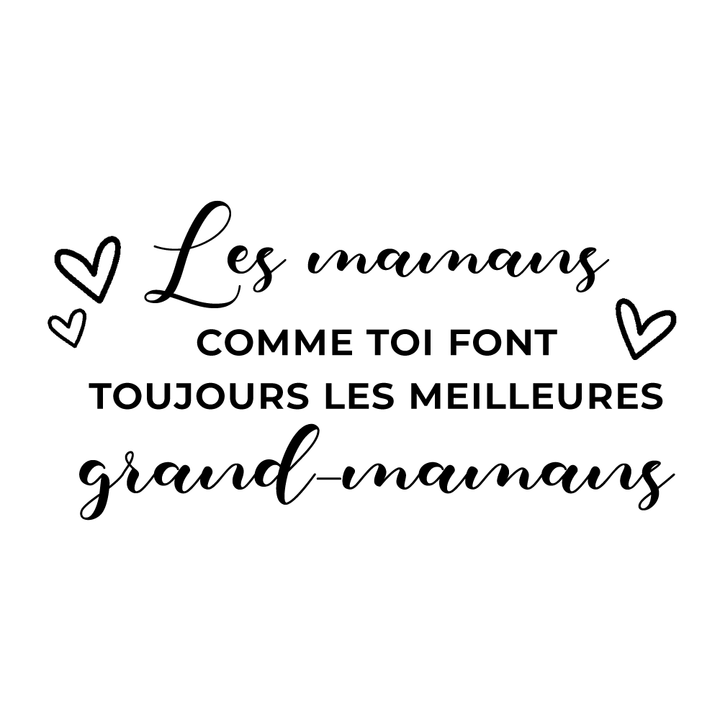 Verre gravé - Mamans comme toi (Grand-maman)