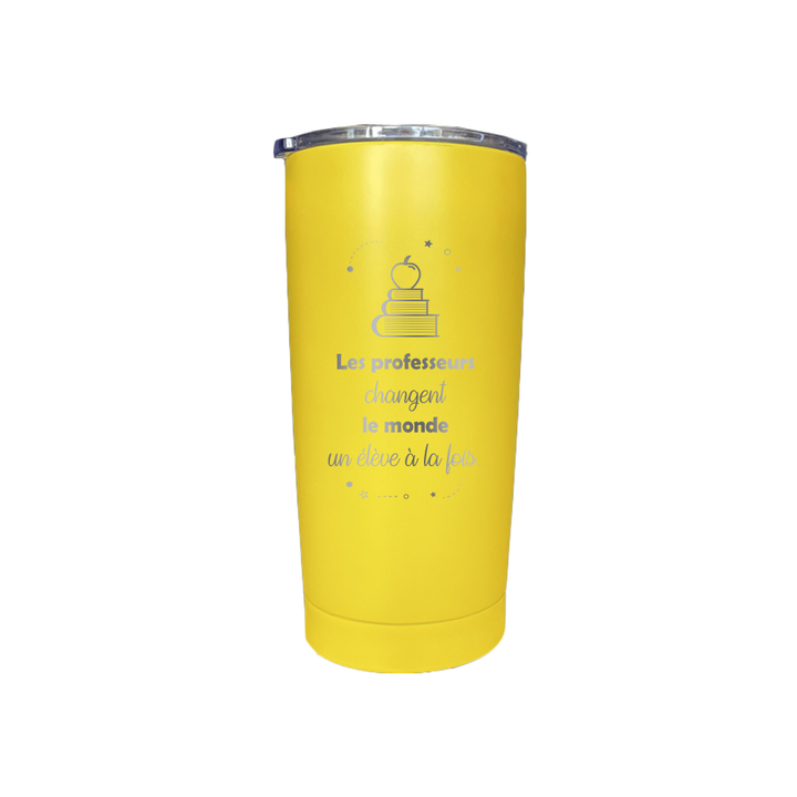 Verre gravé - Les professeurs changent le monde