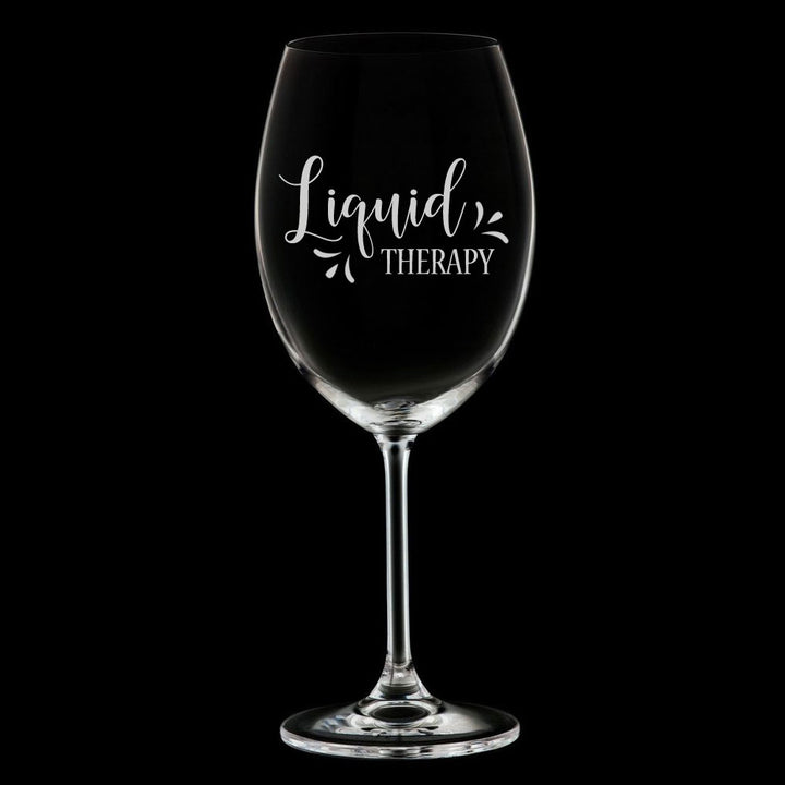 Verre gravé - Liquid Therapy
