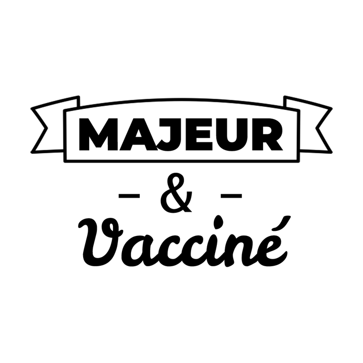 Verre gravé - Majeur et vacciné