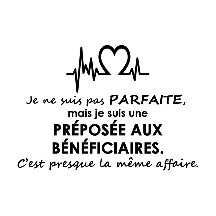 Verre gravé - Préposée aux bénéficaires
