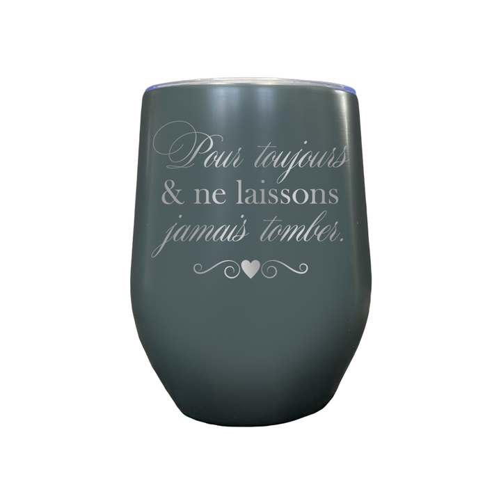 Verre gravé - Pour toujours