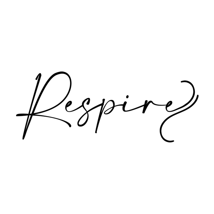 Verre gravé - Respire