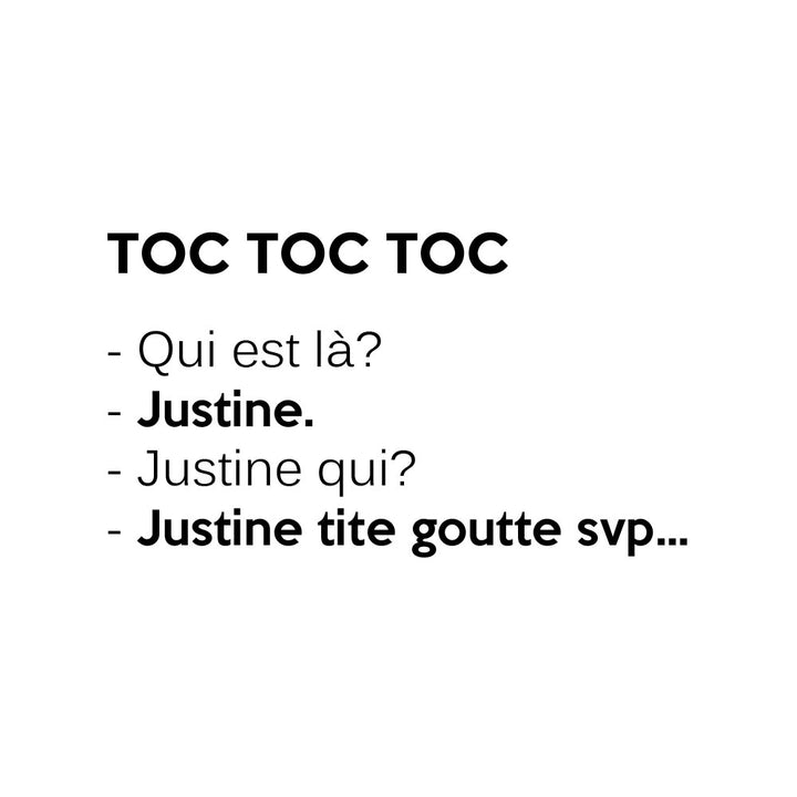 Verre gravé - Toc toc toc