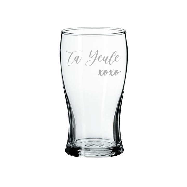 Verre gravé -Ta yeule xoxo