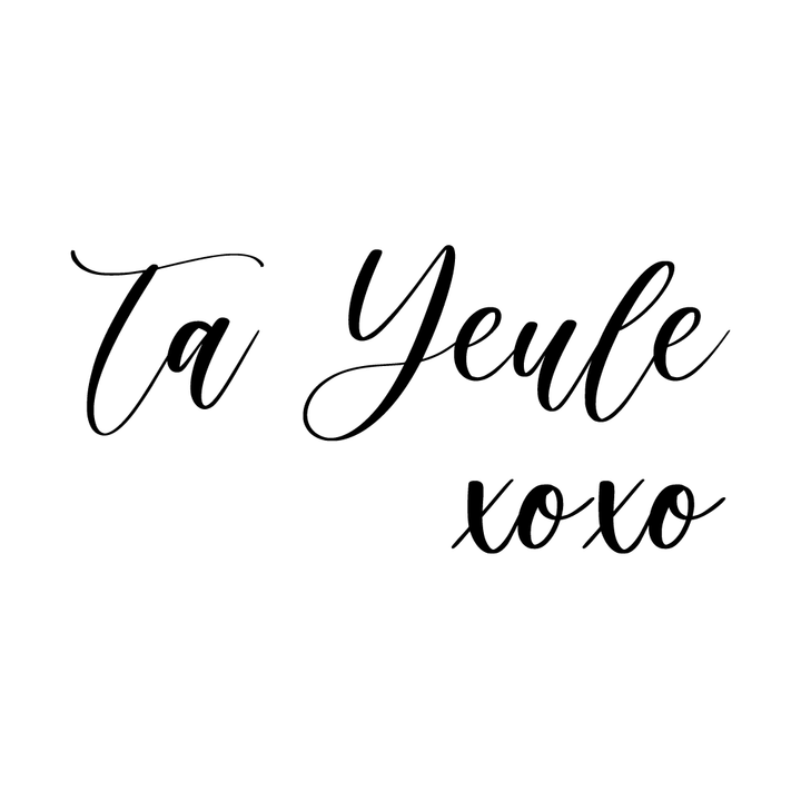 Verre gravé -Ta yeule xoxo