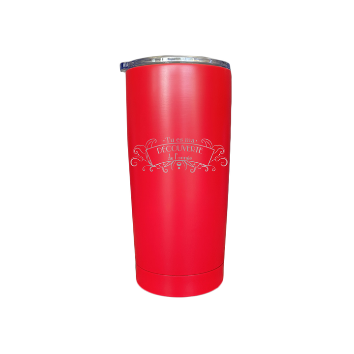 Verre gravé - Tu es ma découverte de l'année