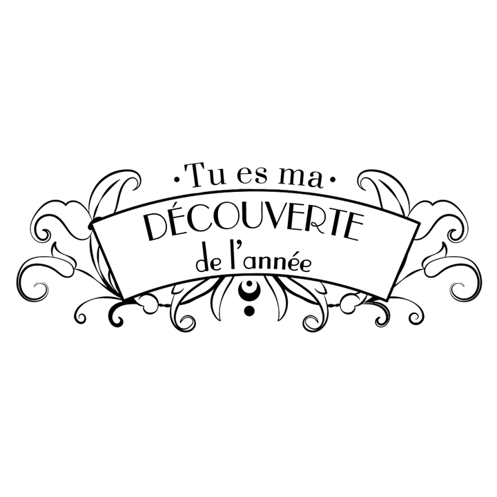 Verre gravé - Tu es ma découverte de l'année