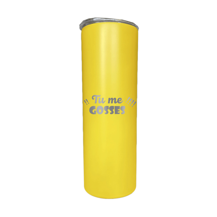 Verre gravé - Tu me gosses (Féminin)