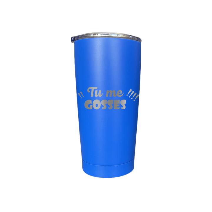 Verre gravé - Tu me gosses (Féminin)