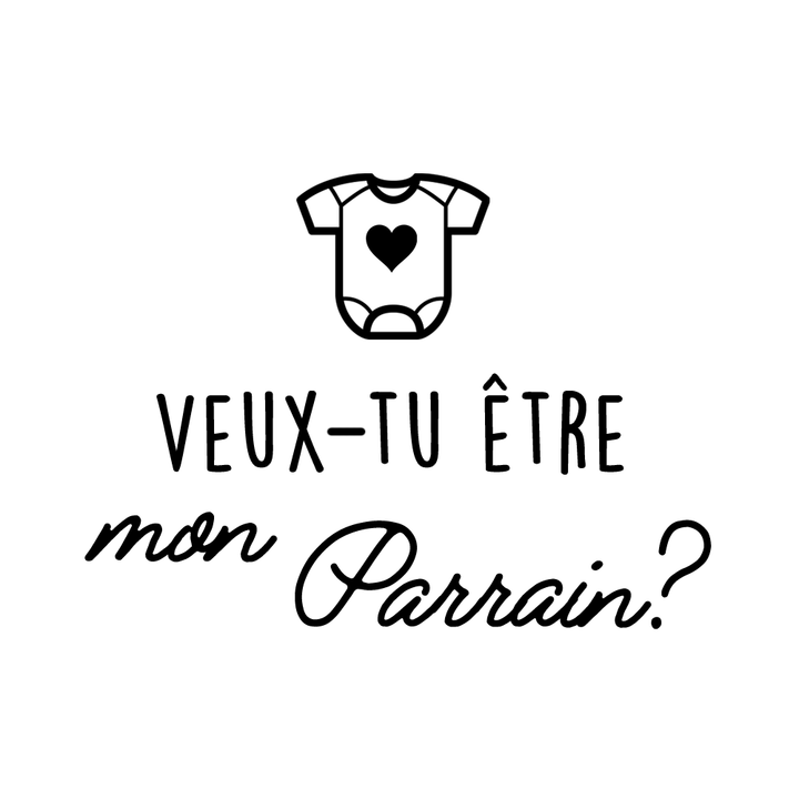 Verre gravé - Veux-tu être mon parrain?