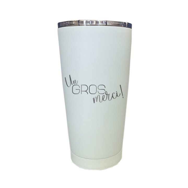 Verre gravé - Un gros merci