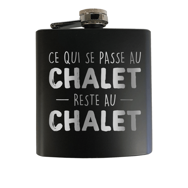 Verre gravé - Ce qui se passe au Chalet