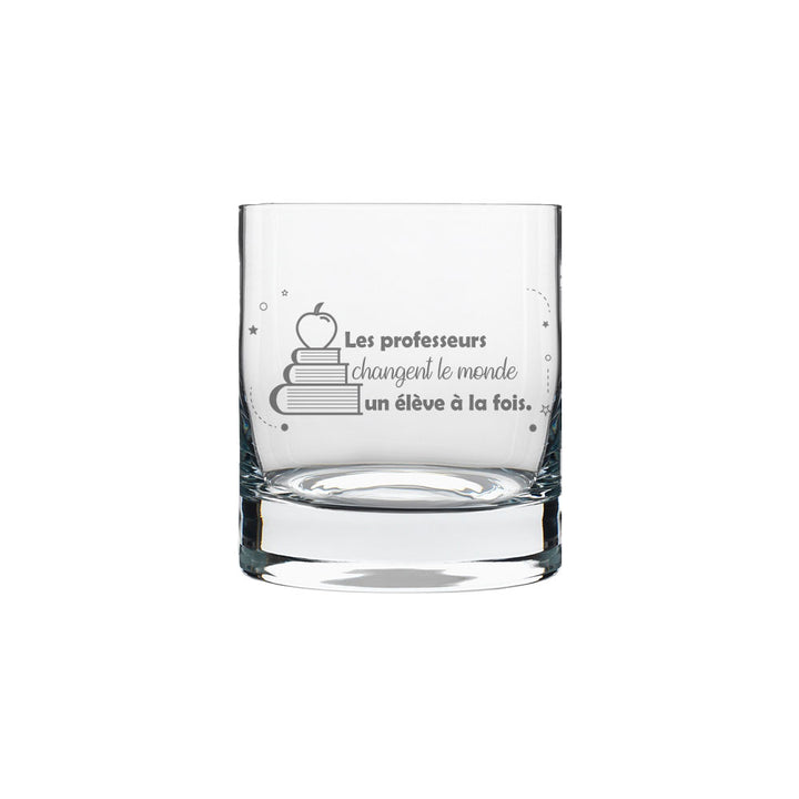Verre gravé - Les professeurs changent le monde