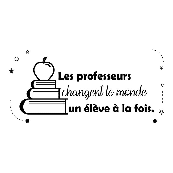 Verre gravé - Les professeurs changent le monde