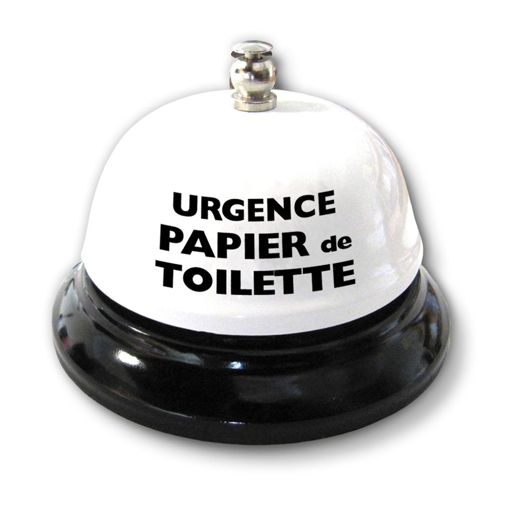 Cloche de table - Papier de toilette