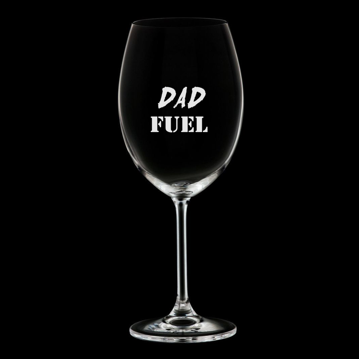 Verre gravé - Dad fuel