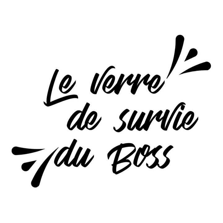 Verre gravé - Le verre de survie du BOSS