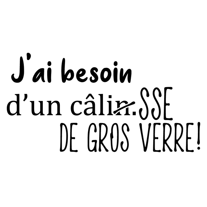 Verre gravé - Calisse de gros verre